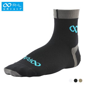 【公式】R×L(アールエル) HEEL LOCK S グリップ バイク ソックス ショート(ラウンド) BKS1007G【靴下 ラウンド 滑り止め ショート丈 メンズ レディース ロードバイク 自転車 サイクル】【ネコポス対応】