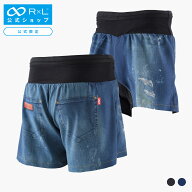 【公式】R×L(アールエル) WILD DRY DENIM V ランニングパンツ PM6ポケット ショート 7inch(レディース) …