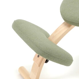 旧型リボ社　バランスチェア ・イージー　アフターサービス　パーツ膝クッション (木製ピン2本・固定ネジ2本付) バランスチェアー 北欧家具 学習椅子