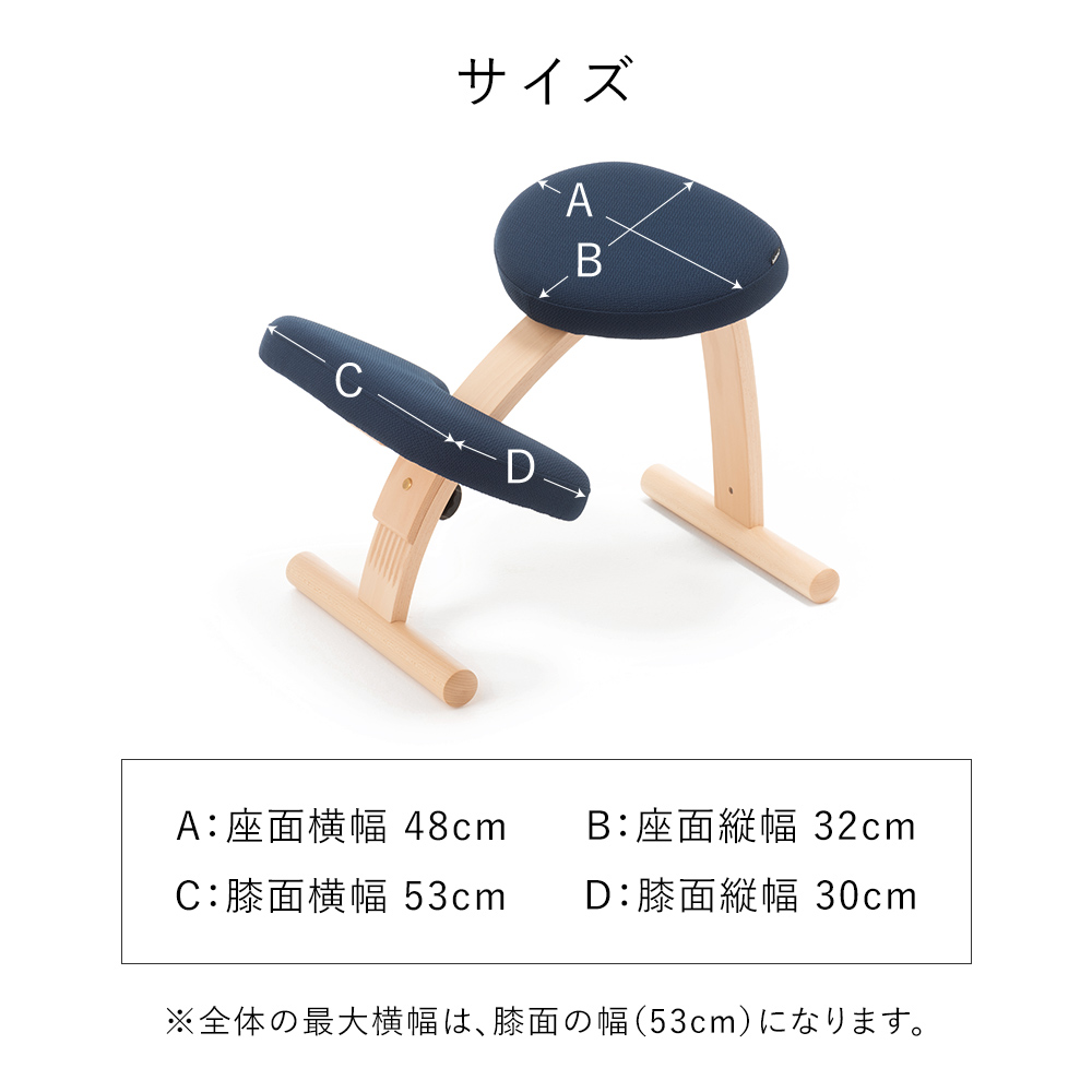 楽天市場】バランスチェア イージー 学習椅子 木製 バランスラボ(旧 