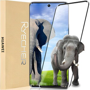 HUAWEI P40 Pro �����ߗ� �X�}�z�t�B���� �K���X�t�B���� �t�@�[�E�F�C 3D�t���J�o�[ �S�ʕی� �ی�t�B���� �S�ʋz�� �w��h�~ �t���J�o�[ �ی�V�[�g