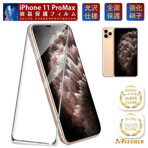 �y���i���N���A����E�S�ʕی�z iPhone11 ProMax �K���X�t�B���� iPhone11ProMax �ی�t�B���� iPhone11 Pro Max �t�B���� �A�C�t�H��11�v���}�b�N�X �X�}�z�t�B���� �t���ی�t�B���� RYECHER �t�B���� �N