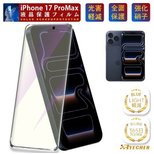 �y�ڂɗD�����E�u���[���C�g�J�b�g�z iPhone17ProMax �K���X�t�B���� �ی�t�B���� iPhone17 Pro Max �t�B���� �A�C�t�H�� 17ProMax �v���}�b�N�X �ی�V�[�g iPhone17 ProMax �X�}�z�t�B���� �S�ʕی� RYECHER