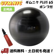 (ポンプ付) ギムニク プラス 65 GYMNIC PLUS 65cm 黒 ブラック LP9543 イタリア製 バランスボール ポンプ…