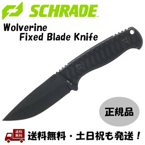 Schrade / V[h SCHF59 t^O V[X iCt G-10 nh ubVNtg AEghA Lv 1182520 WOLVERINE FIXED BLADE -Ki-