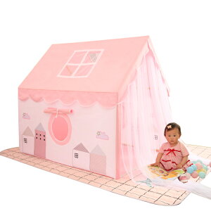 新品 上品 送料無料 4色 子供テント ごっこ遊びトイ キッズテン ゲームハウス 小屋 知育玩具 秘密基地ト おもちゃ ままごと プリンセスの城型 お姫様 プリンセステント ベビー 幼児かや おも