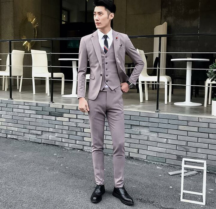 楽天市場 紳士用 無地スーツ メンズ 3ピーススーツ スリムスーツ フォーマル 結婚式 通勤 入学式 成人式 秋冬春 花婿の介添え 紳士用 Ol 代30代40代 タキシードジャケット ベスト パンツ 一つボダンスーツ カジュアル 8色選択可 S M L Xl 2xl 3xl 格好いい 良品店舗