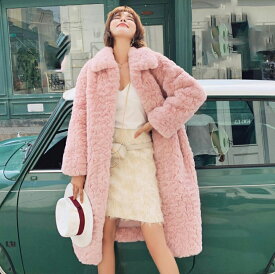 楽天市場 ピンク コート もこもこの通販