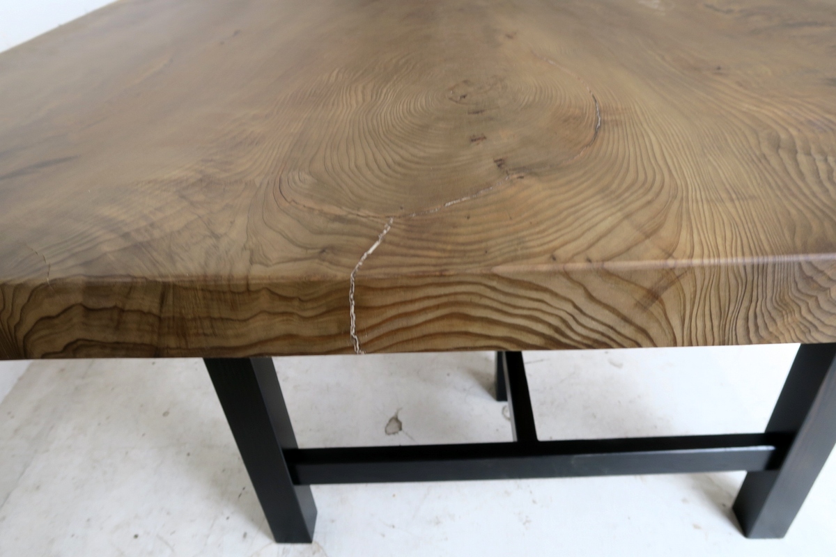 楽天市場】ダイニングテーブル 一枚板 神代杉 天然木 無垢 幅190cm
