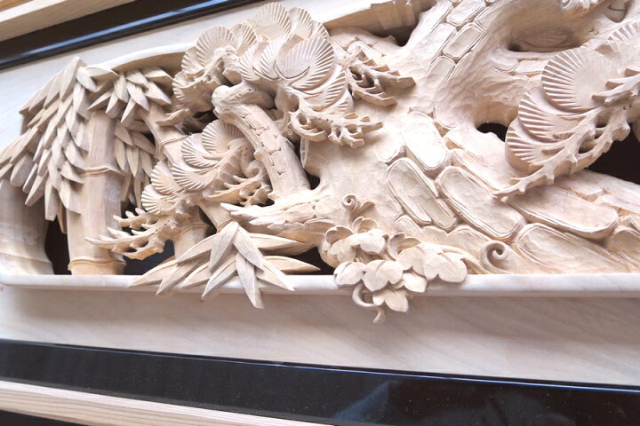 楽天市場】欄間 建具 【1点もの商品】【新品】 高級手彫り欄間2間1組 