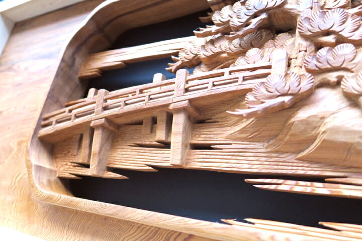 楽天市場】欄間 建具 【1点もの商品】【新品】 高級手彫り欄間2間1組 