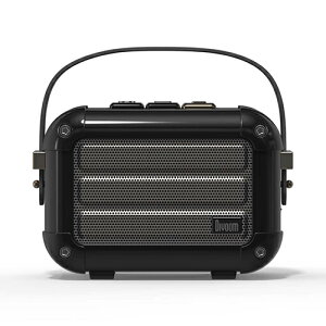 Divoom ��̂Ђ�T�C�Y�̖{�i�hBluetooth�X�s�[�J�[ Macchiato-BLACK ASNMACCHIATO_BLACK|�Ɠd �I�[�f�B�I�֘A �X�s�[�J�[�y��������ϕs�z�y�����w��s�z