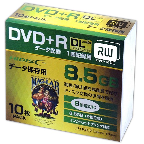 爆売り HIDISC DVD+R DL 8倍速対応 8.5GB 1回 データ記録用 インクジェットプリンタ対応10枚 スリムケース入り パソコン ドライブ 代引き決済不可 ファクトリーアウトレット DVDメディア HDD+R85HP10SC 10個セット ASNHDD+R85HP10SCX10 日時指定不可