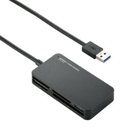 エレコム　USB3.0対応メモリリーダライタ　ASNMR3-A006BK|パソコン パソコン周辺機器 カードリーダー【代引き決済不可】【日時指定不可】