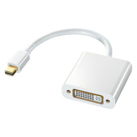 サンワサプライ ミニDisplayPort-DVI変換アダプタ ASNAD-MDPDVA01|パソコン パソコン周辺機器 その他パソコン用品【代引き決済不可】【日時指定不可】