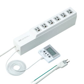 サンワサプライ タイマー付きタップ ASNTAP-RT1|家電 生活家電 OAタップ【代引き決済不可】【日時指定不可】