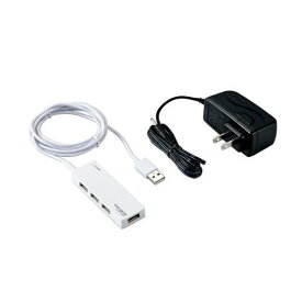 エレコム USB2.0ハブ(ACアダプタ付) ASNU2H-AN4SWH|パソコン パソコン周辺機器 USBハブ【代引き決済不可】【日時指定不可】