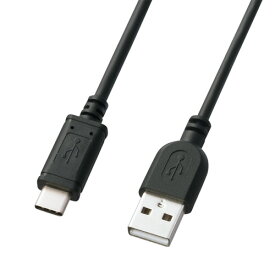 サンワサプライ USB2.0TypeC-Aケーブル ASNKU-CA20K|パソコン パソコン周辺機器 USBケーブル【代引き決済不可】【日時指定不可】