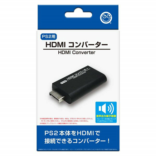 PS2本体で HDMI出力に変換ゲームすることが出来るコンバーター コロンバスサークル PS2用 HDMIコンバーター ASNCC-P2HDC-BK 代引き決済不可 豊富な品 PSP周辺機器 最大87％オフ 日時指定不可 ホビー 雑貨 インテリア