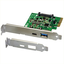 ラトックシステム USB3.1 PCI Expressボード (Type-A/Type-C) ASNREX-PEU31-AC|パソコン パソコンパーツ インターフェイスカード【代引き決済不可】【日時指定不可】