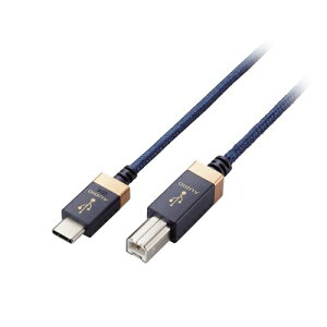 �G���R�� USB�I�[�f�B�I�P�[�u��(USB2.0 Standard-B to USB Type-C(TM)) ASNDH-CB10|�p�\�R�� �p�\�R�����Ӌ@�� �P�[�u��(PC99�ȊO)