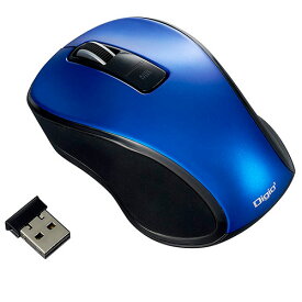 Digio デジオ 静か・シンプル 無線静音3ボタンBlueLEDマウス ブルー ASNMUS-RKT172BL|パソコン パソコン周辺機器 マウス