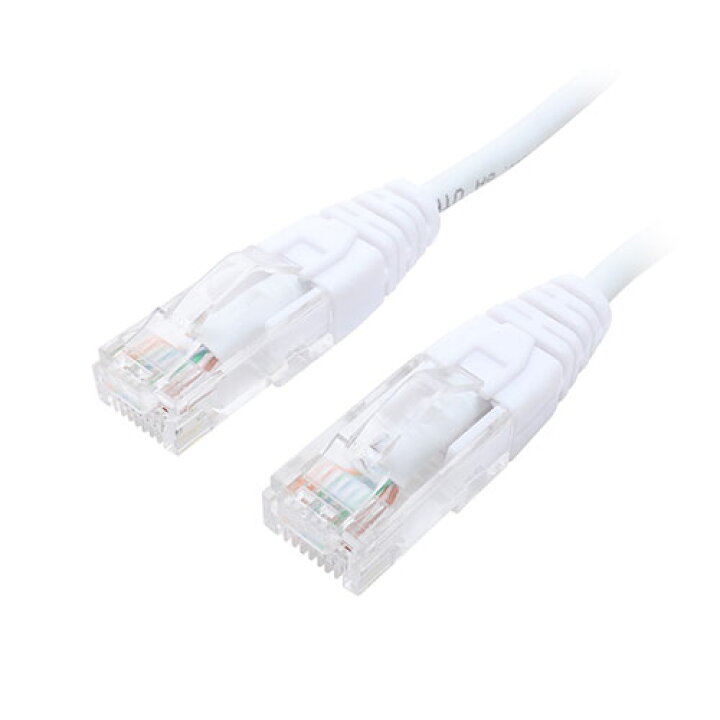 楽天市場】MCO 抜きやすいLAN CAT.6A ホワイト 10m ASNC6A-N100WH  