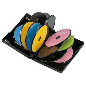サンワサプライ DVDトールケース(12枚収納・3枚セット・ブラック) ASNDVD-TW12-03BKN|パソコン パソコン周辺機器 メディアケース