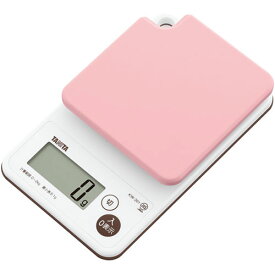 タニタ 洗えるデジタルクッキングスケール2kg ピンク ASNKW-201-PK|雑貨・ホビー・インテリア キッチン雑貨 調理器具