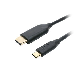MCO Type-C to HDMI�P�[�u�� 1.5m �u���b�N ASNUSD-FH15/BK|�p�\�R�� �p�\�R�����Ӌ@�� �P�[�u��
