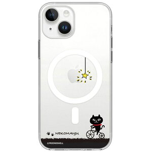 abbi FRIENDS �A�r�B�t�����Y �������C�Z���X�i �l�R�}���W���EMagSafe�Ή��N���A�P�[�X for iPhone 15 �T�C�N�����O ASNABF25341i15|�X�}�[�g�t�H���E�^�u���b�g�E�g�ѓd�b iPhone iPhone15�V���[�Y �P�[�X
