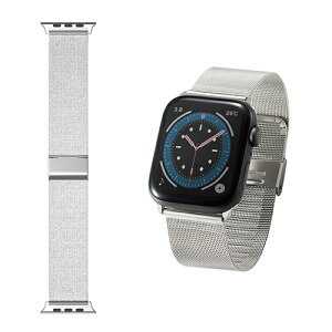 �G���R�� �A�b�v���E�H�b�` Apple Watch �o���h SE 6 5 4 (44mm) SE 3 2 1 (42mm) �X�e�����X �T�C�Y�����\ �V���o�[ ASNAW-44BDSSMSV|�X�}�[�g�t�H���E�^�u���b�g�E�g�ѓd�b �X�}�[�g�t�H�� ���̑��P�[�X