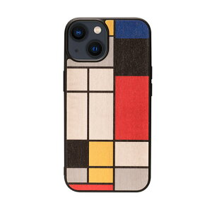 Man & Wood VR؃P[X for iPhone 14 Plus Mondrian Wood wʃJo[^ ASNI23641i14M|X}[gtHE^ubgEgѓdb iPhone iPhone14 Plus P[X