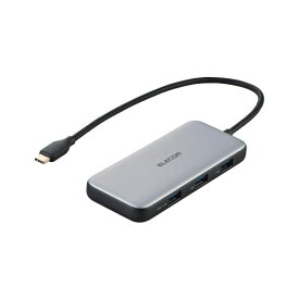 エレコム USB Type-Cデータポート/4K/60Hz対応ドッキングステーション ASNDST-C26SV|パソコン パソコン周辺機器 その他パソコン用品