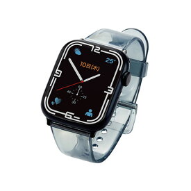 エレコム Apple Watch用クリアバンド(45/44/42mm) ASNAW-45BDUCBKC|スマートフォン・タブレット・携帯電話 iPhone アクセサリー