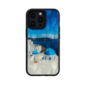 ikins 天然貝ケース for iPhone 13 Pro サントリーニ島 ASNI21063i13P|スマートフォン・タブレット・携帯電話 iPhone iPhone12・12 Proケース