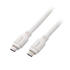 エレコム USB 10Gbpsケーブル(USB Type-C - USB Type-C/100W対応) 1.5m ホワイト ASNMPA-CC1G15WH|スマートフォン・タブレット・携帯電話 スマートフォン ケーブル