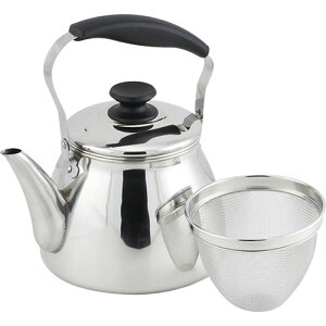 パール金属 モルティ 18-8ステンレス製広口ケットル 5.0L 茶こしアミ付 ASNHB-5644|家電 キッチン家電 電気ポット・電気ケトル