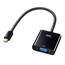 サンワサプライ Mini DisplayPort-VGA変換アダプタ ASNAD-MDPV02|パソコン パソコン周辺機器 その他パソコン用品