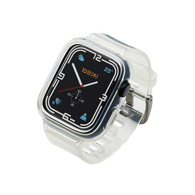 エレコム Apple Watch41mm用ソフトバンパーバンド一体型 ASNAW-21BBBUCR|スマートフォン・タブレット・携帯電話 iPhone その他アクセサリー