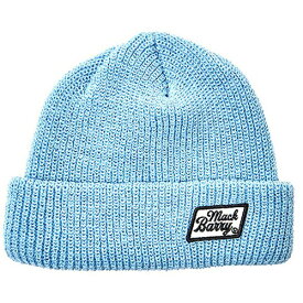 MACK BARRY マクバリー 【BEANIE(ビーニー)】 CLASSIC PATCH SHORT BEANIE スカイブルー ASNMCBRY71556|ファッション 帽子