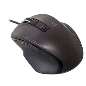 Digio デジオ 小型有線5ボタンBlueLEDマウス ブラック ASNMUS-UKF120BK|パソコン パソコン周辺機器 マウス