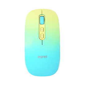 ビジネスハーモニー EGRET PrettiE おしゃれ且つ高機能の充電式ワイヤレスマウス 萌黄 ASNEM23-P3|パソコン パソコン周辺機器 マウス