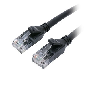 MCO CAT.6A LAN�P�[�u�� �X�^���_�[�h �u���b�N 5m ASNC6A-05BK|�p�\�R�� �p�\�R�����Ӌ@�� LAN�P�[�u��