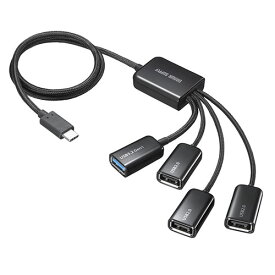 サンワサプライ USB3.2 Gen1+USB2.0 Type-Cコンボハブ(4ポート) ASNUSB-3TC436BK|パソコン パソコン周辺機器 メディアケース