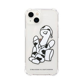 168cm ハイブリッドクリアケース for iPhone 13 White Olly with パジャマ ASN168257i13|スマートフォン・タブレット・携帯電話 iPhone アクセサリー