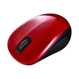 サンワサプライ 抗菌・静音BluetoothブルーLEDマウス ASNMA-BBSK315R|パソコン パソコン周辺機器 マウス