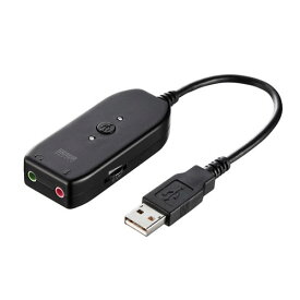 サンワサプライ USBオーディオ変換アダプタ ASNMM-ADUSB3N|パソコン パソコン周辺機器 パソコン用品