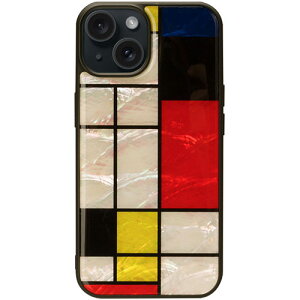 ikins ACLX MagSafeΉVRLP[X for iPhone 15 Mondrian ASNI26508i15|p\R p\RӋ@ }EX