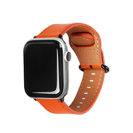 EGARDEN GENUINE LEATHER STRAP for Apple Watch 49/45/44/42mm Apple Watch用バンド オレンジ ASNEGD20588AW|スマートフォン・タブレット・携帯電話 iPhone Apple Watch用アクセサリ